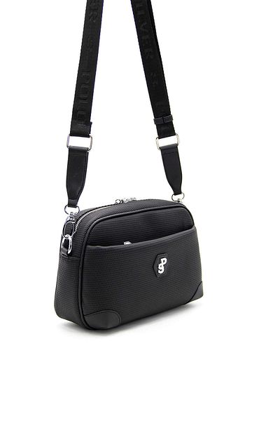 Silver Polo CROSS BAG/SPORTGeantă Cross Polo Argintie NEAGRĂ