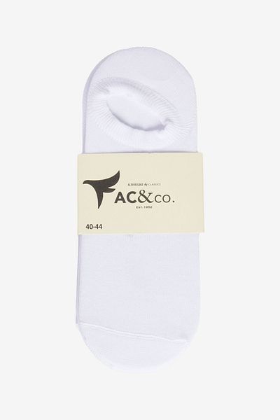 AC&Co / Altınyıldız Classics Ανδρικές λευκές βαμβακερές κάλτσες 5 συσκευασιών ελαστικές αθλητικές κάλτσες