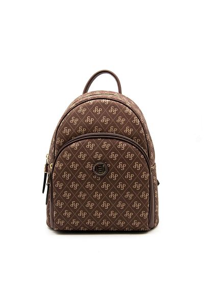 Silver Polo BACKPACK/LOGO PRINTEDSilver Polo DARK BEIGE Backpack