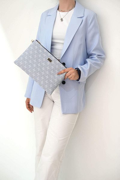 Silver Polo ROCHIE DE SEARĂ/IMPRIMARE LOGO Polo Argintiu ALBASTRU Portfolio