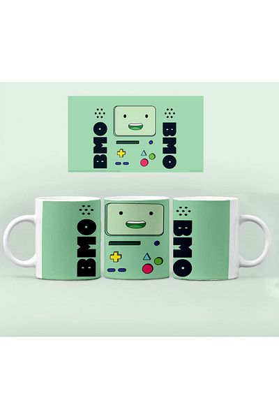 GünayStore Adventure Time - Marceline - Bubblegum- Bmo - Jeke- Finn Cup Cup Coffee Tea Cup