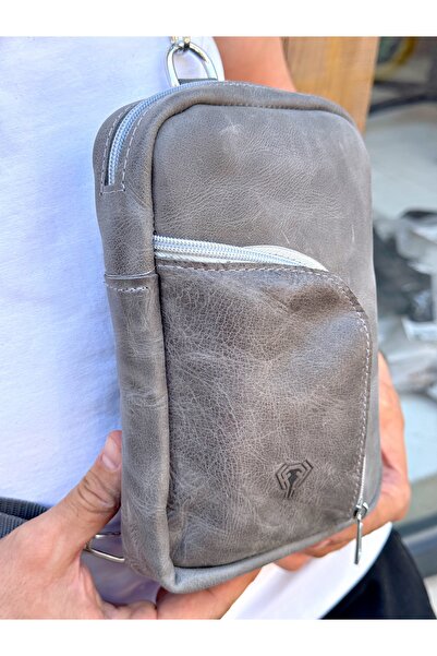 Fil Deri Γνήσιο δέρμα - Κρεμάστρα - Μπροστινό πίσω φερμουάρ - Τσάντα ώμου 1011