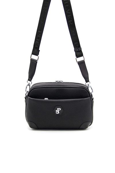 Silver Polo CROSS BAG/SPORTGeantă Cross Polo Argintie NEAGRĂ