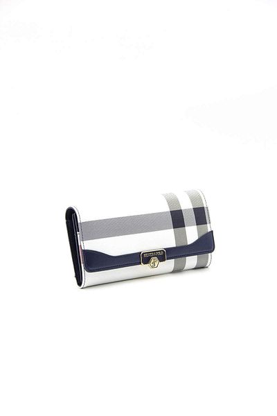 Silver Polo WALLET/PLAIDSilver Polo WHITE Wallet & Card Holder
