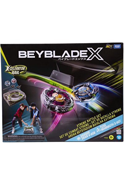 BEYBLADE Takara Tomy Beyblade X Xtreme Battle Set – Arena, 2 Beyblade, 2 Fırlatıcı, 8+ Yaş, Orijinal
