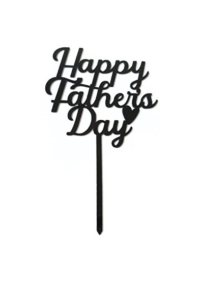 OEM Set 10 decoratiuni pentru tort Party to be cu mesajul Happy Fathers Day, ...