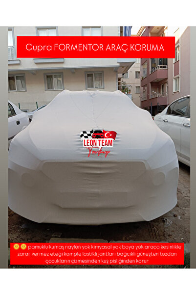 LeonTeamTurkey Cupra Formentor 2021 + Yazlık Pamuklu Araç BRANDASI