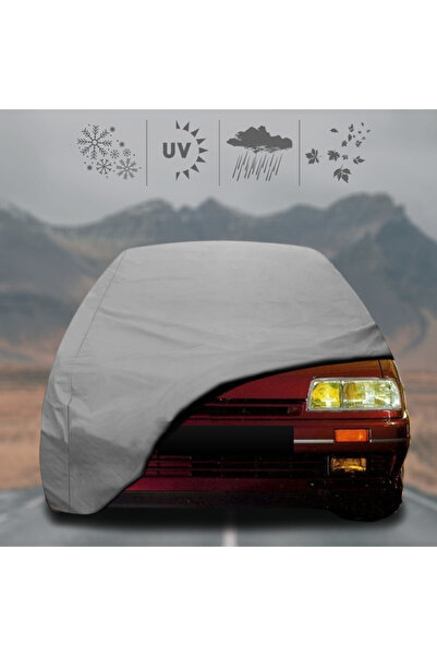 ULTRASHOP Renault 19 Sedan Oto Branda Su Geçirmez Miflonlu Araba Brandası Klipsli Araba Çadırı