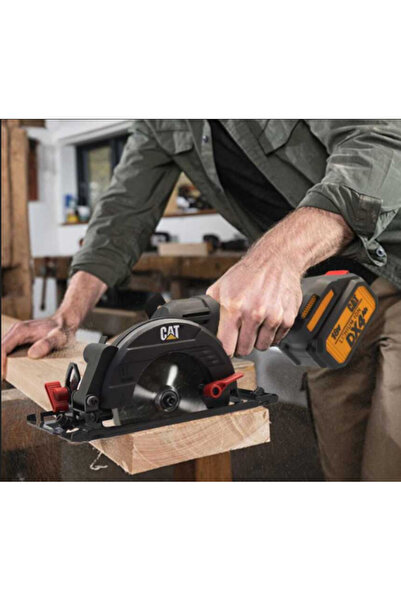 Caterpillar CAT DX5010 18V Cordless Circular Saw - Lightweight, Powerful, and Versatile for Woodworking and DIY