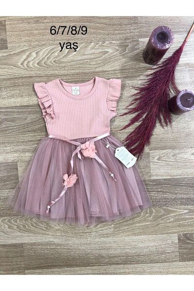 ÇOCUK GİYİM MERKEZİ GIRL COTTON DRESS