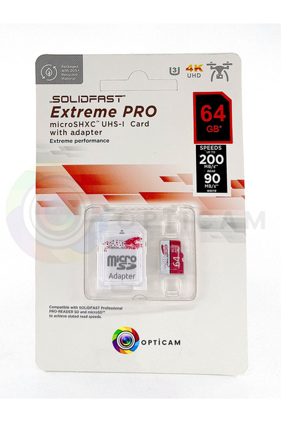 Opticam SOLID FAST 32-64-128 GB MICRO SD 4K UHD HAFIZA KARTI