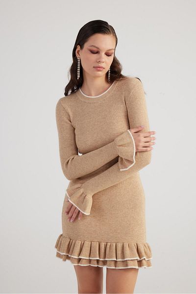 Markano Rebeca Knitwear Dress Beige