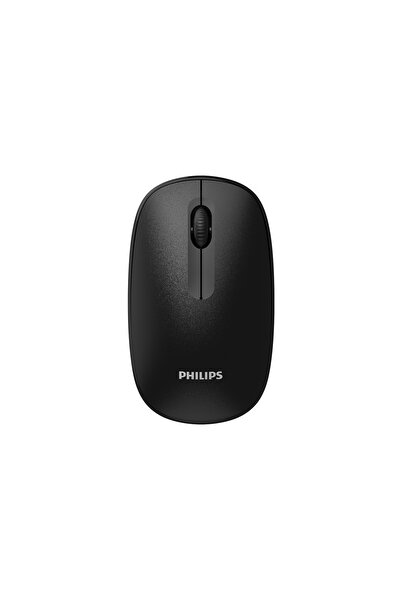 Philips SPK7318 Kablosuz 1600 DPI 3 Tuşlu Optik Mouse Siyah (Philips Türkiye Garantili)