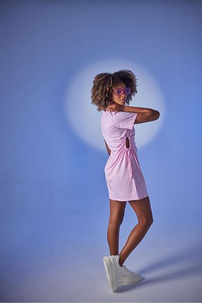Markano Wex Tshirt Dress Pink