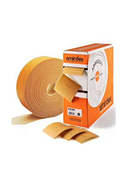 Smirdex Abrasoft Sünger Rulo Zımpara Kağıt Zımpara El Zımparası 115 mm (600 Kum) 25 cm (1 Adet)