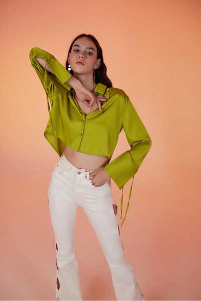 Markano Silky Shirt Green