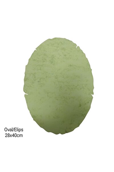 ÜSKÜDAR SANAT Yanık Kağıt Oval - Elips 28x40