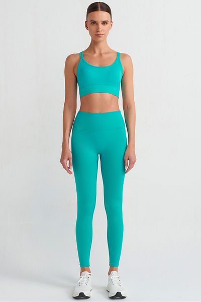 COMEUP Push up Leggings Pool Green
