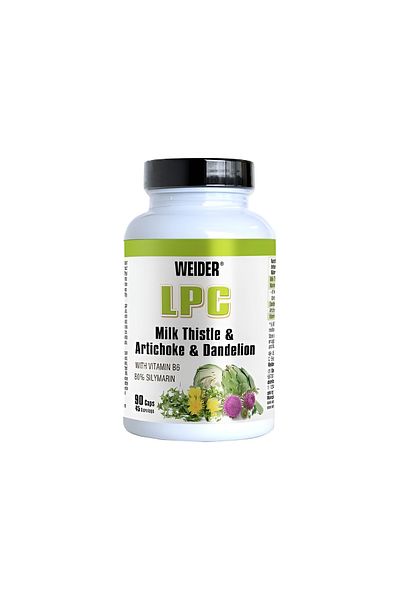 Weider LPC, Milk Thistle & Artichoke & Dandelion, 90 Caps, 45 Servings