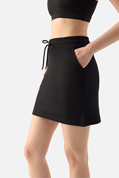 Superstacy Lara Street Style Black Skirt
