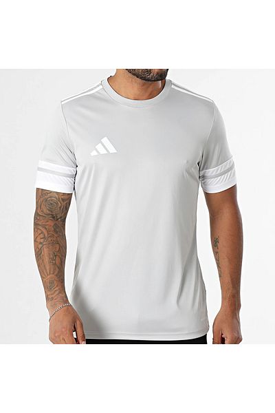 adidas Squa25 Jsy M Ανδρικό αθλητικό μπλουζάκι casual γκρι