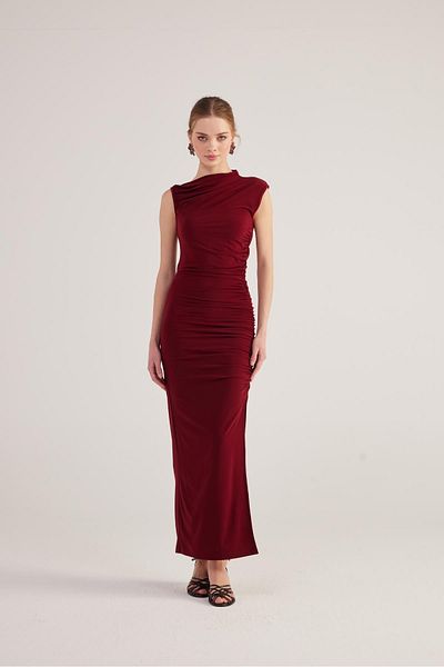 Markano Lily Dress Burgundy