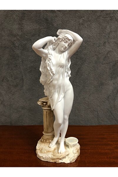 pigmalion home decor Afrodit heykeli, Sütunlu Kadın Heykeli