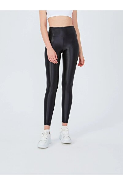 UP&FIT Tayt LeatherX Siyah