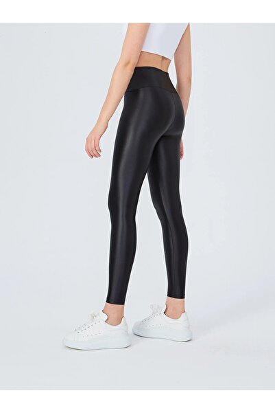 UP&FIT Tayt LeatherX Siyah