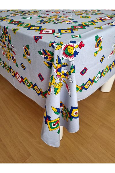 Milenam Traditional Ethnic Slap Pattern Reactive Printing Tablecloth