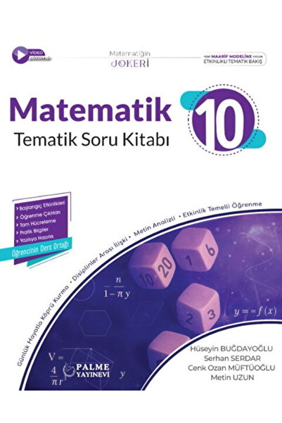 Palme Yayınevi Palme Yayınları 10. Sınıf Matematik Tematik Soru Kitabı (En Gü...