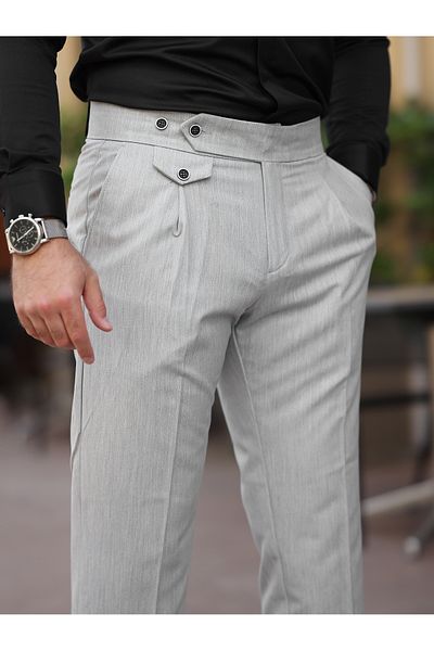 BASEL.CO New Premium Pleated Old Money Fabric Pants