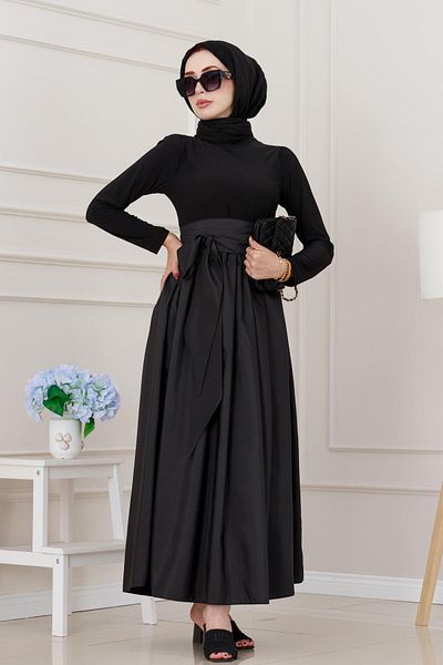 Sevitli Rochie Mia Balon-Negru