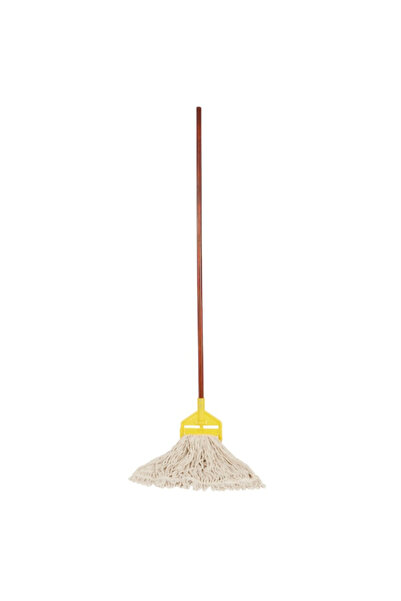 RUBBERMAID ممسحة خيطية قطنية غير قابلة للعصر ذات طرف حلقي