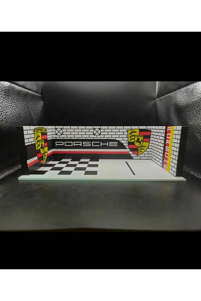 KARAHASANOĞLU MAKİNE Porsche 1:64 Diorama Garage