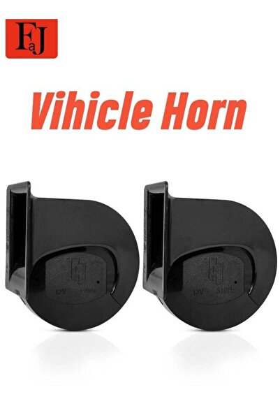 FAJ مجموعة أبواق سيارات ثنائية النغمات 12 فولت، بوق سيارة كهرومغناطيسي عالي/م...