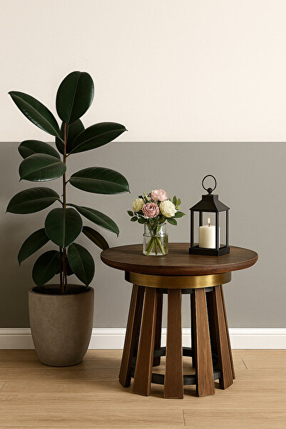 Onouqo Palermo Yuvarlak Modern Klasik Rustik Retro Vintage Naturel Dekoratif ...