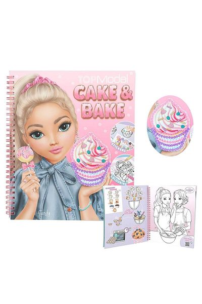 Top Model Cake Making and Baking Coloring Book