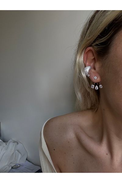 Rossetto Atelier Imported Silver Lamb Earrings