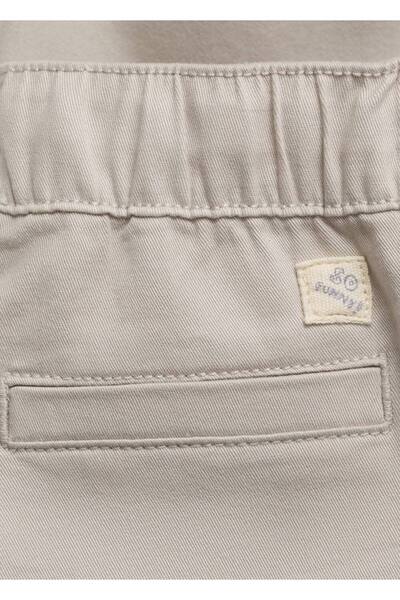 MANGO Baby Pamuklu kargo pantolon