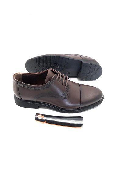 Derilax Bay Clas Genuine Leather 4 Season Poly Sole Classic Men's Shoes