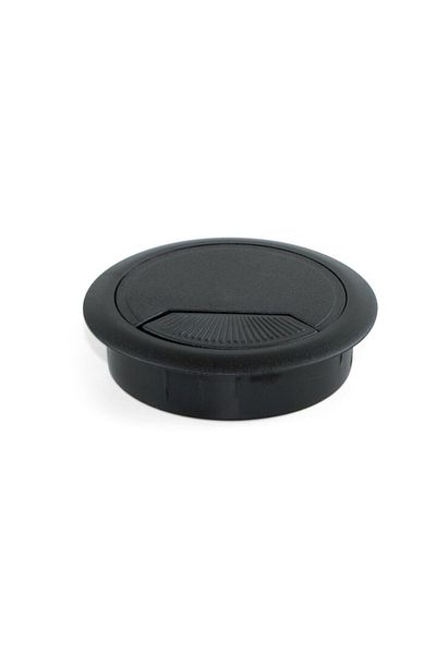 OEM Suport Trecere Cabluri Rotunda PVC fi 60mm Negru