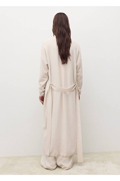 MANGO Woman %100 kaşmir uzun tasarım hırka