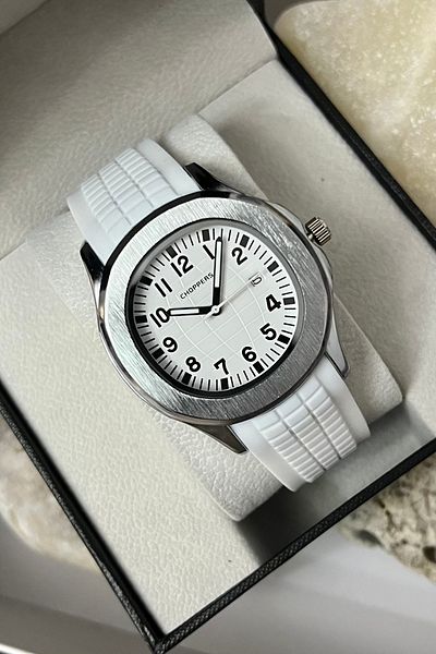 Choppers New Season Silicone Cord White Color Men's Watch Watch Gift Father's Day Gift