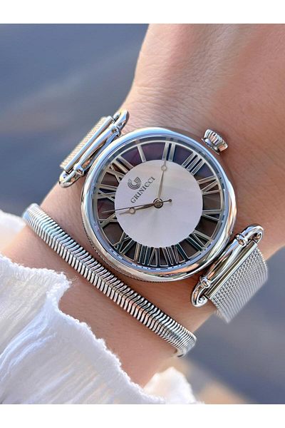 Revello By Revello Grinicci Elite Design 2 Years Warranty 5 Atm Water Resistant Women Wristwatch Grc.1N03