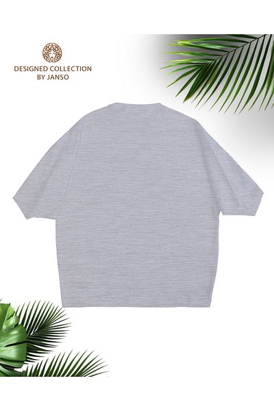 JANSO GROUP - Women's Cotton Printed Vionka Short Sleeve Tshirt Oversize Large Size