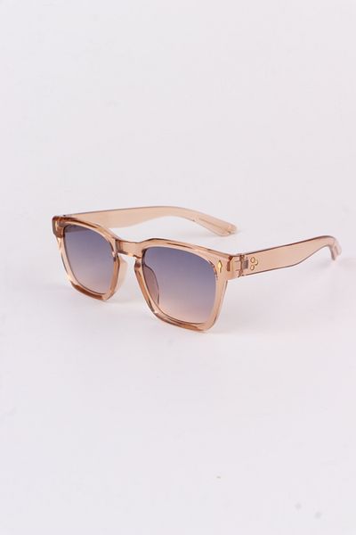 Eyesofia Swan Unisex Luxury Smoked Glass Nude Sunglasses