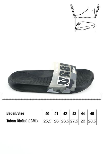 GEZER Men's Summer Pu Wet Floor Ev Bathroom Garden Pool Slippers