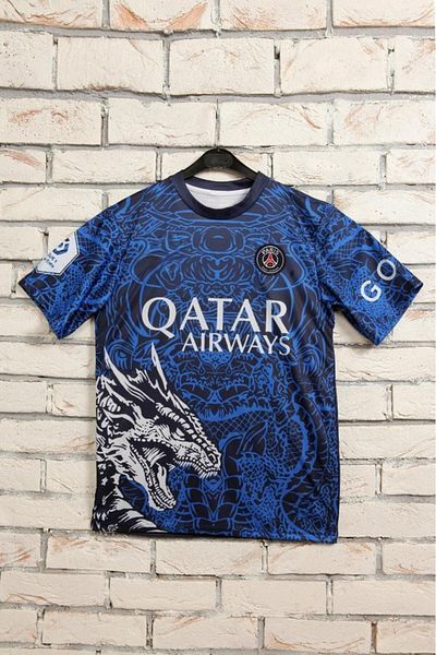 Lion Spor P'S'G 2023 /2024 Εποχή N'eymar JR. Προσαρμοσμένη φανέλα Dragon Design Concept623452253