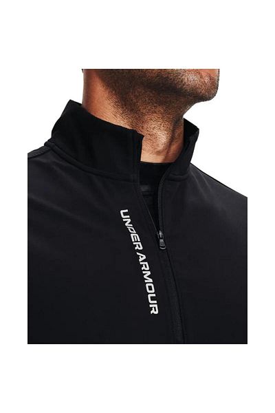 Under Armour , Daytona Golf Slant Pocket Waterproof Vest, Black, S